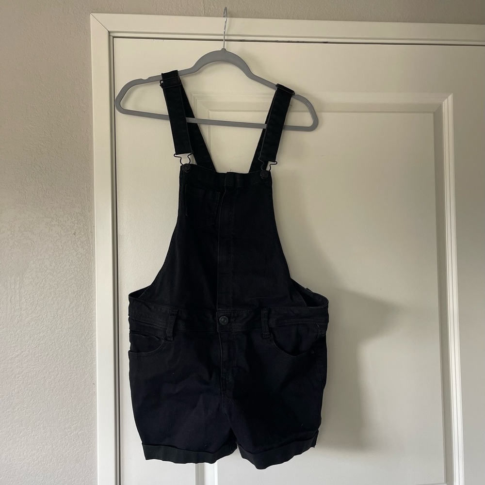 Wallflower brand Black Denim Overall shorts